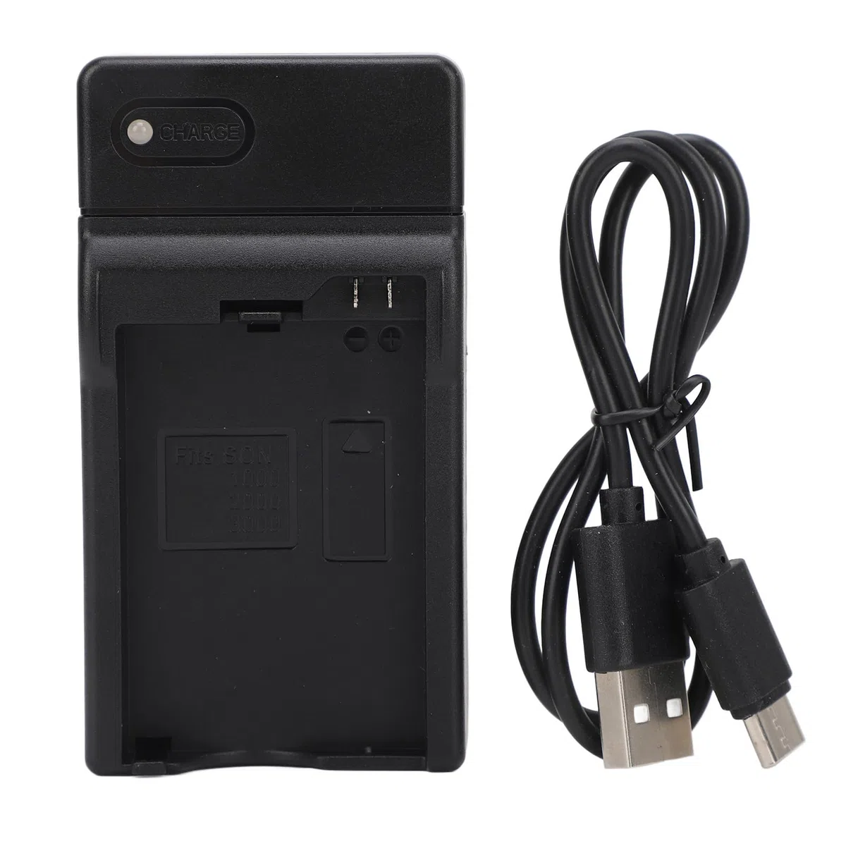 Cargador de Batería para Cámara, Estación de Carga Rápida Tipo C con Indicador de Nivel de Batería, Chip Inteligente PCM, para Batería PSP110, para PSP 3000 2000 1000