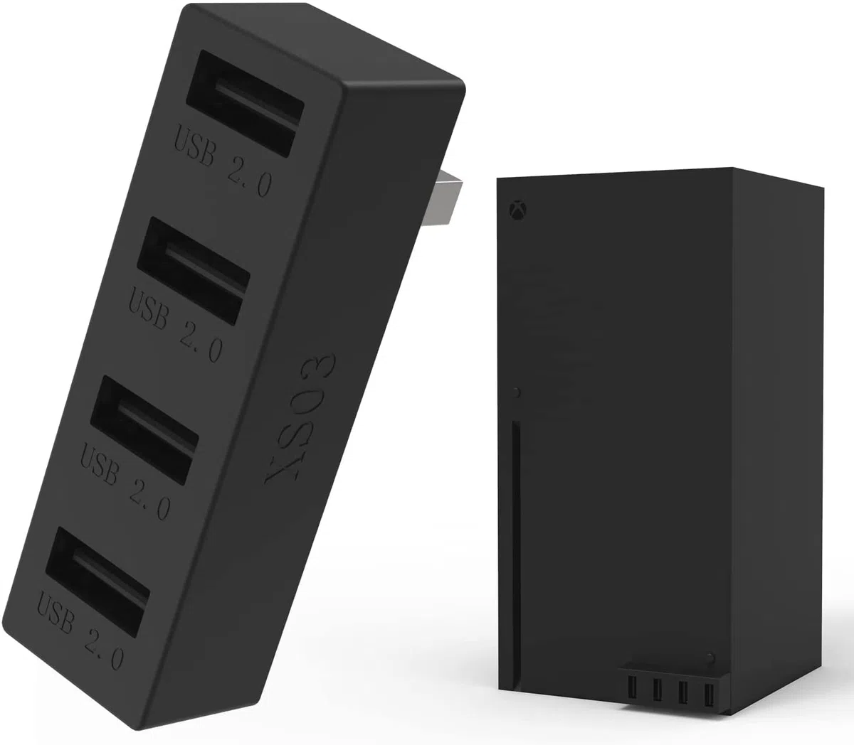 GZW-Shop 4 Puertos USB Hub 2.0 para Xbox Series X, Adaptador de expansión de Divisor de concentrador