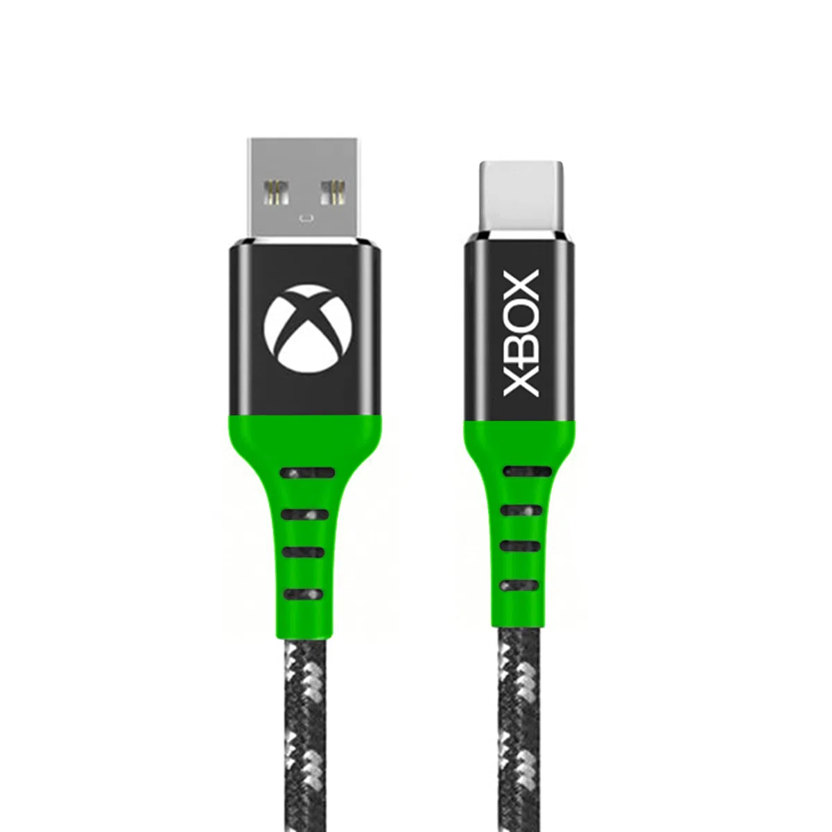 Numskull Official Xbox Series X USB Type-C Nylon Braided Charging Cable 4m - Fast Charging Play and Charge Lead - Compatible with Nintendo Switch, Xbox Series S, PS5