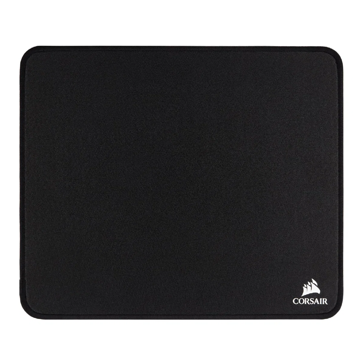 Corsair Alfombrilla para juegos de tela antidesgaste premium, Negro, Medio | (320 mm x 270 mm) Tejido de alto rendimiento